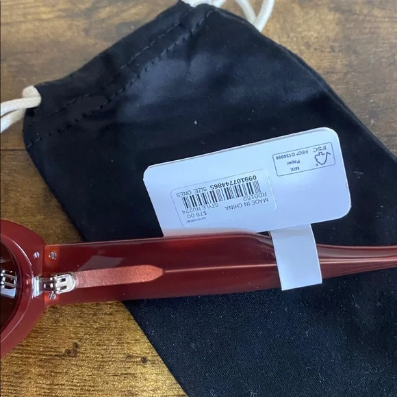 NWT MADEWELL Skinny Oval Sunglasses - Picture 7 of 7